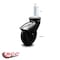 Service Caster 3 Inch Black Hooded Neoprene Rubber 1/2 Inch Threaded Stem Caster SCC-TS03S310-NPRB-BK-121315 - alternate 4